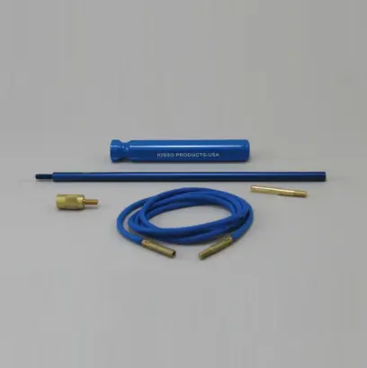 Univerzální čisticí sada pro kompletní údržbu pistolí, pušek a brokovnic. Obsahuje vše potřebné pro důkladné čištění hlavní, nábojových komor i bubínků revolverů. Vnější závit 8-32.