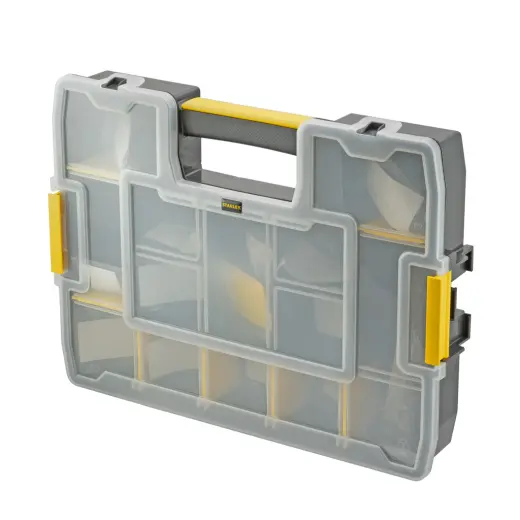 Sada nejčastěji poptávaných náhradních dílů pro pistoli CZ 75 SP-01 Shadow, uložená v praktickém plastovém kufříku pro snadné přenášení a praktické skladování.