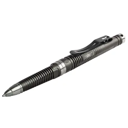 Taktické pero UZI Tactical Pen #8 s extrémně odolným karbidovým hrotem pro nouzové rozbití skla, který poslouží i pro sebeobranu. Lehká a odolná konstrukce z leteckého hliníku s klipem na kapsu.