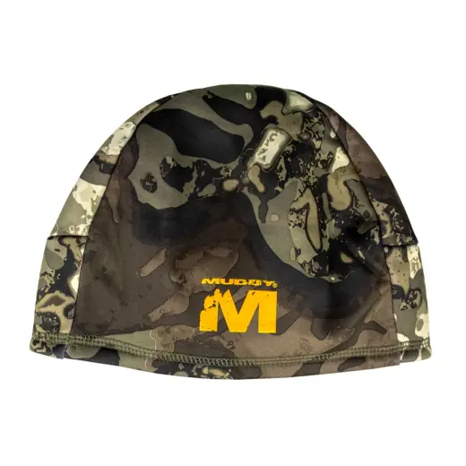 Teplá zimní čepice MUDDY TRX HEAVYWEIGHT s voděodolnou TPU vrstvou a prodlouženým zadním lemem chránícím krk před chladem a větrem. Univerzální velikost. Barevná varianta VEIL CANYON GREY.