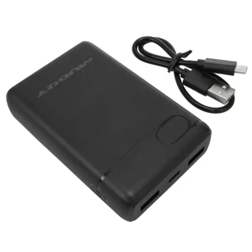 Powerbanka NUCLEUS 5V s kapacitou 10 000 mAh a dvěma USB-A výstupy. Ideální pro napájení vyhřívaného oblečení a příslušenství na cestách. Rychlé nabíjení přes USB-C již za 4 hodiny.