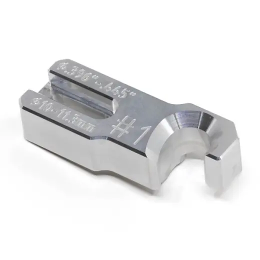 Aluminium Case Plunger #1 for Frankford Arsenal X-10 Hliníkový Case Plunger – velikost #1 (⌀10–11,3 mm / ⌀.396–.445"). Náhradní díl pro progresivní přebíjecí lis Frankford Arsenal X-10. Odolnější než plastová verze, snadná instalace, dlouhá životnost.