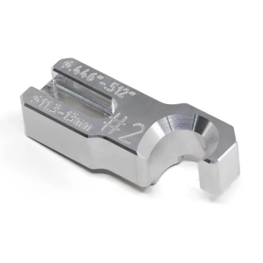 Hliníkový Case Plunger – velikost #2 (⌀11,3–13 mm / ⌀.446–.512"). Náhradní díl pro progresivní přebíjecí lis Frankford Arsenal X-10. Odolnější než plastová verze, snadná instalace, dlouhá životnost.