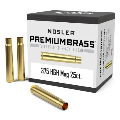 Nábojnice Nosler Premium Brass .375 H&H Mag. (25ks) Nábojnice Nosler Premium Brass ráže .375 H&H Magnumpro přebíjení nábojů, munice, střeliva (25ks).