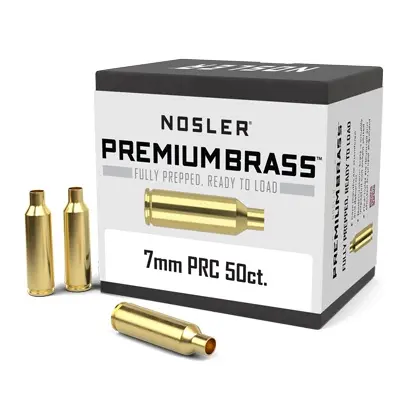 Nábojnice Nosler Premium Brass ráže 7mm Precision Rifle Cartridge pro přebíjení nábojů, munice, střeliva (50ks).