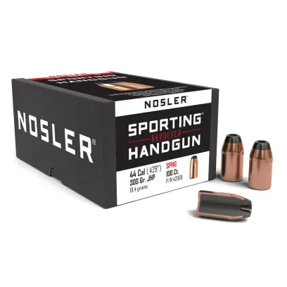 Střela Nosler Sporting Handgun .44 Cal, dia .429, 300grs (19,4g). SKU: 42069