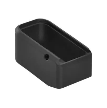 Duralové dno zásobníku +2 CZ 75 – univerzální pro CZ 75 / SP-01 / Shadow 2.  Dno pro navýšení kapacity 16, 17 a 18ranného zásobníku. Lze použít s navaděčem zásobníku. Barva: černá.