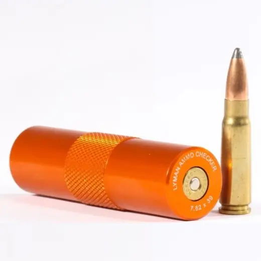 Nábojový kalibr Lyman – 7.62x39 Nenechte záseky zkazit Vaše závody! Kontrolujte rozměry svých nábojů. Lyman Ammo Checkers single caliber.