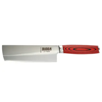 Nůž japonského stylu s 16,5cm čepelí z prémiové německé oceli. Vhodný pro krájení zeleniny a porcování čerstvých ryb. Stylová rukojeť G10, perfektní vyvážení, extrémní ostrost, dlouhá životnost.