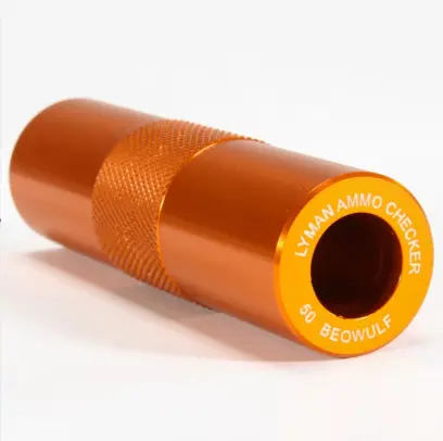 Nenechte záseky zkazit Vaše závody! Kontrolujte rozměry svých nábojů. Lyman Ammo Checkers single caliber. Určeno pro ráži: .50 Beowulf.