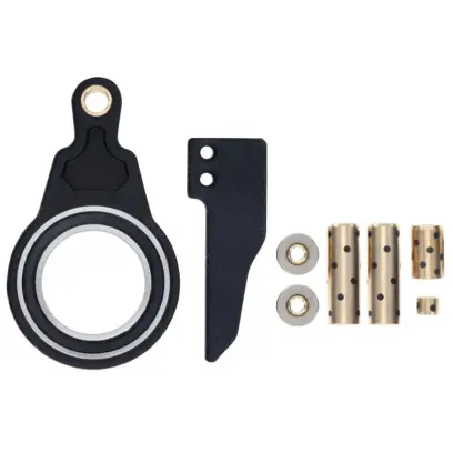 Frankford Arsenal X-10 Upgrade Kit Vylepšovací sada V2 Upgrade Kit nahrazuje lineární ložiska v podavači nábojnic a spodním nástrojovém bloku mosaznými pouzdry, čímž zlepšuje podávání nábojnic, swaging a usazování zápalky.