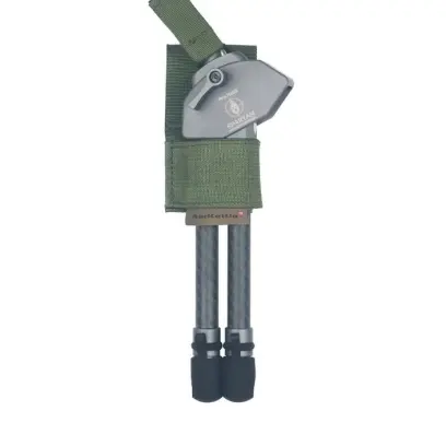 Lehké pouzdro pro bipody SPARTAN Javelin z odolného materiálu Mil-Spec. Upevnění na opasek, elastická gumička zabraňuje pohupování při pohybu. Kompatibilní s dvojnožkami Javelin. Váha 20 g.