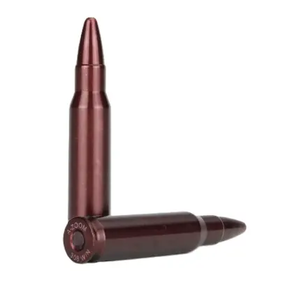 Vybíjecí, cvičný náboj A-Zoom. Pro bezpečnostní výcvik, testování funkčnosti zbraně a bezpečné uvolnění úderníku bez jeho poškození. Pro zbraně ráže .308 Winchester. Cena za 2ks.