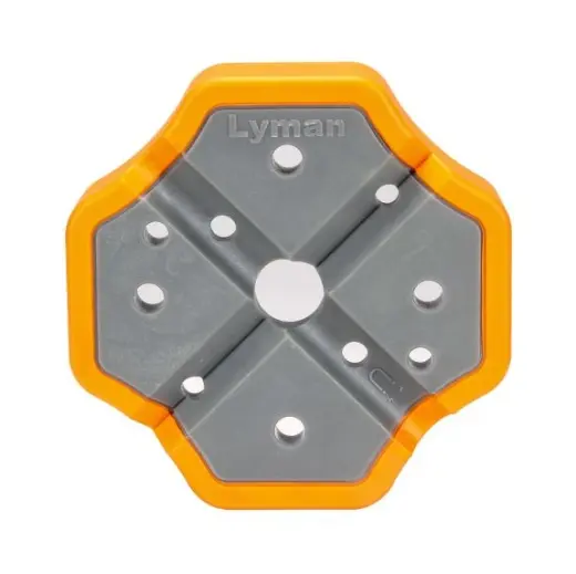 Lyman X-Block pro práci se zbraněmi Zbrojířský X-Blok pro bezpečné vytlačování čepů a práci se zbraněmi. Odolný polymer, integrovaný magnet, V-drážka a zaoblená drážka pro stabilní uložení hlavní, závěrů a rámů zbraně.