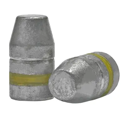 Olověné střely ARES ráže .38 .357, diametr .358, hmotnost 158grs. Tvar střely FP BB. PB - střela je mazaná do drážky.