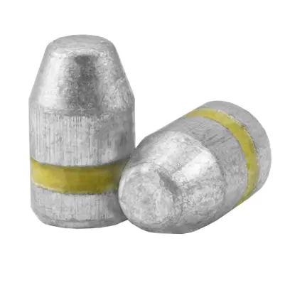 Olověné střely ARES ráže .40, diametr .401, hmotnost 200grs. Tvar střely FP BB. PB - střela je mazaná do drážky.