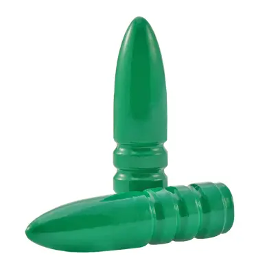 Olověné střely ARES ráže .30, diametr .309, hmotnost 195grs. Tvar střely FB. EPRX - spodek střely není lakovaný.