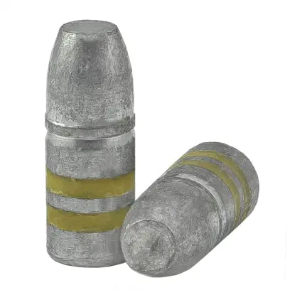 Olověné střely ARES ráže .32-40, diametr .324, hmotnost 170grs. Tvar střely RN FP BB. PB - střela je mazaná do drážky.