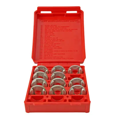 Sada nejpoužívanějších držáků nábojnic Auto Prime Shell Holder Set pro ruční zápalkovače Lee Auto Prime XR a ostatní zápalkovače firmy LEE.