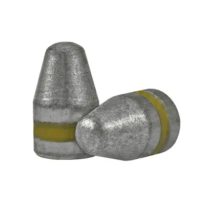 Olověné střely ARES ráže 9mm, diametr .356, hmotnost 125grs. Tvar střely RN CN BB. PB - střela je mazaná do drážky.