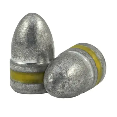 Olověné střely ARES ráže 9mm, diametr .356, hmotnost 125grs. Tvar střely RN BB. PB - střela je mazaná do drážky.