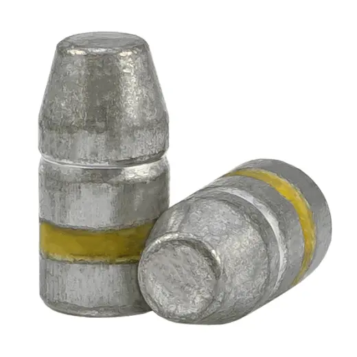 Olověné střely ARES ráže .38 .357, diametr .358, hmotnost 180grs. Tvar střely FP BB. PB - střela je mazaná do drážky.