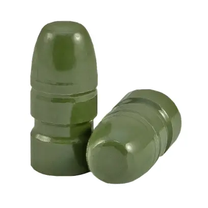 Olověné střely ARES ráže .32-20, diametr .311, hmotnost 120grs. Tvar střely RN FP BB. EPRX - spodek střely není lakovaný.