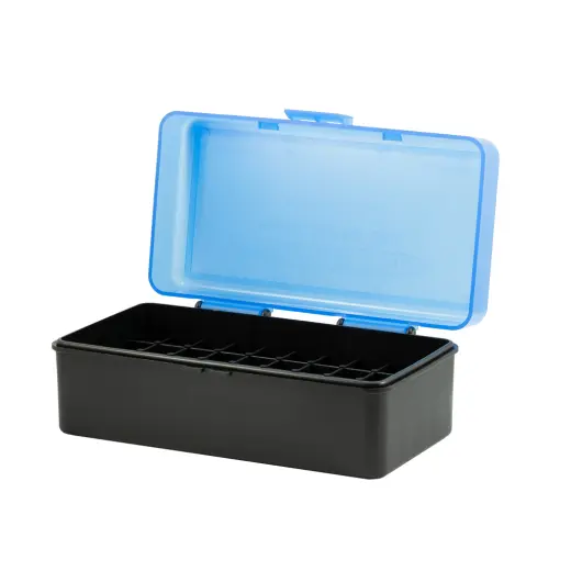 Krabička na 50ks nábojů  500 SW Magnum (.500 Smith&Wesson), modrá.