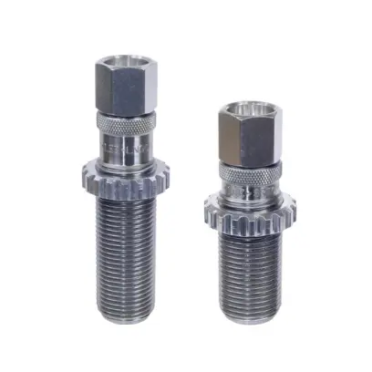 Sada dlouhé a krátké univerzální prachovací matrice LEE PRECISION. Vhodné pro přebíjení ráží .22 Hornet až .300 Win Mag.