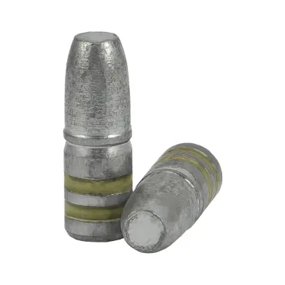 Olověné střely ARES ráže .30, diametr .309, hmotnost 165grs. Tvar střely RN FP BB. PB - střela je mazaná do drážky.