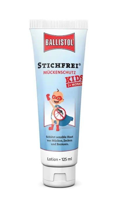Velmi účinný repelent Ballistol Stichfrei® Kids - repelent proti komárům pro děti