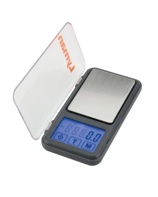 Kompaktní digitální váha Pocket Touch Scale Kit 1500 nabízí dotykovou obrazovku, váživost až 1500 grainů a více.