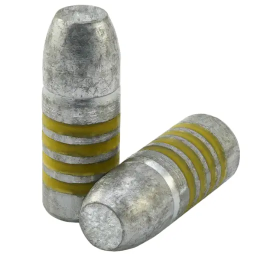 Střely ARES .45-70 dia .459, 500grs, FP BB PB Olověné střely ARES ráže .45-70, diametr .459, hmotnost 500grs. Tvar střely FP BB. PB - střela je mazaná do drážky.