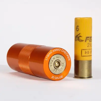 Nenechte záseky zkazit Vaše závody! Kontrolujte rozměry svých nábojů. Lyman Ammo Checkers single caliber.