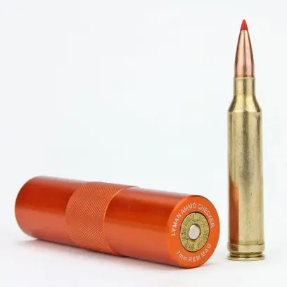 Nenechte záseky zkazit Vaše závody! Kontrolujte rozměry svých nábojů. Lyman Ammo Checkers single caliber.