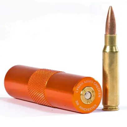 Nenechte záseky zkazit Vaše závody! Kontrolujte rozměry svých nábojů. Lyman Ammo Checkers single caliber.