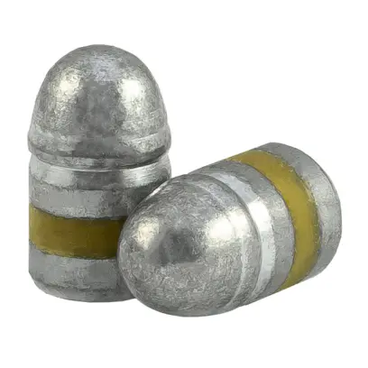 Olověné střely ARES ráže .44, diametr .430, hmotnost 240grs. Tvar střely RN BB. PB - střela je mazaná do drážky.