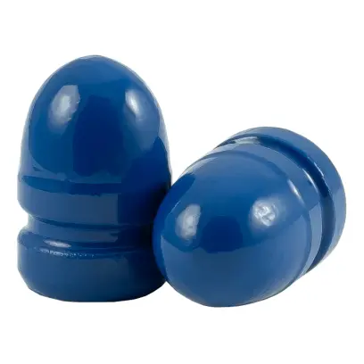 Olověné střely ARES ráže .45, diametr .452, hmotnost 230grs. Tvar střely RN BB. CEPRX - střela je lakovaná po celém svém povrchu.