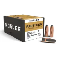 Střely Nosler Partition .30 cal, dia .308, 170grs