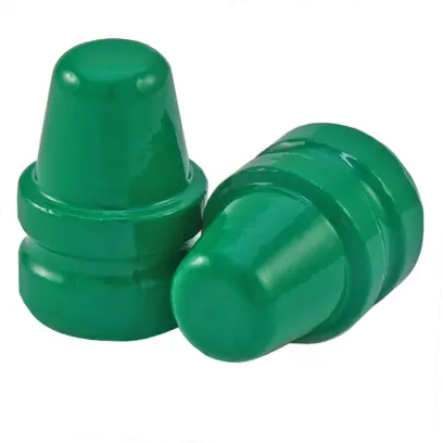 Olověné střely ARES ráže .45, diametr .451, hmotnost 200grs. Tvar střely SWC BB. EPRX - spodek střely není lakovaný.