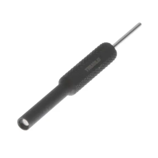 Nástroj pro montáž/demontáž předních mířidel a čepů spoušťového/závěrového mechanismu u pistolí Glock. Tvrzený 2,5mm ocelový průbojník, magnetické držení šroubu, celokovová konstrukce.