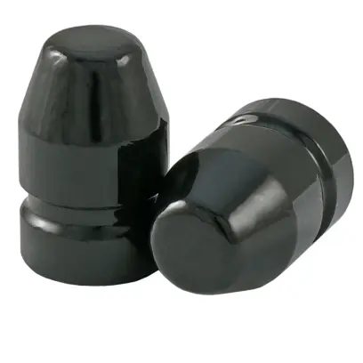 Olověné střely ARES ráže .40, diametr .401, hmotnost 180grs. Tvar střely FP BB. EPRX - spodek střely není lakovaný.