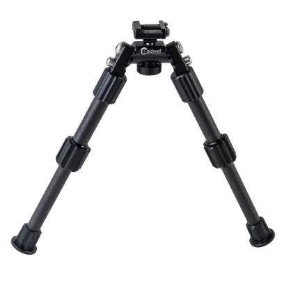 Dvojnožka pro pušku Accumax Premium Carbon Fiber. Určeno pro připevnění na Picatinny nebo Weaver lištu. Výrobce CALDWELL USA. 15cm - 23cm (6'' - 9'')