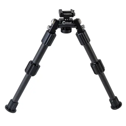 Dvojnožka pro pušku Accumax Premium Carbon Fiber. Určeno pro připevnění na Picatinny nebo Weaver lištu. Výrobce CALDWELL USA. 15cm - 23cm (6'' - 9'')