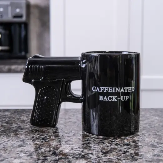 Gun Mug, black