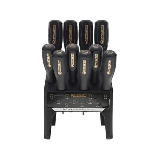 WHEELER 30-Piece Hex/Torx Benchtop Screwdriver Set