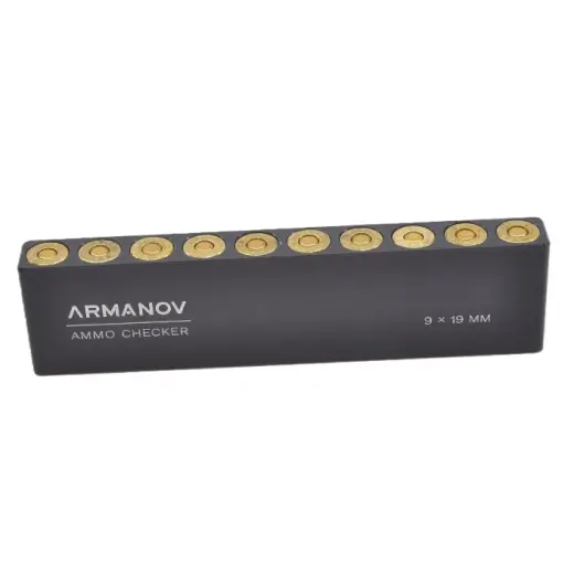 Ammo Checker 10rnd with Quick Transfer Cover and OAL Checker 9x19 mm